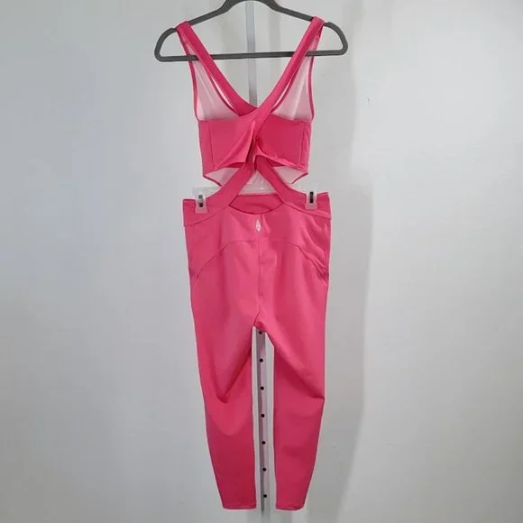 FREE PEOPLE back It up onesie jumpsuit Sz M  NEW - Picture 5 of 11